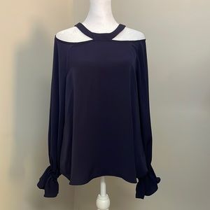 Dora Landa Navy blouse